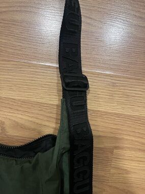 Baggu Olive Crossbody Crescent Bag